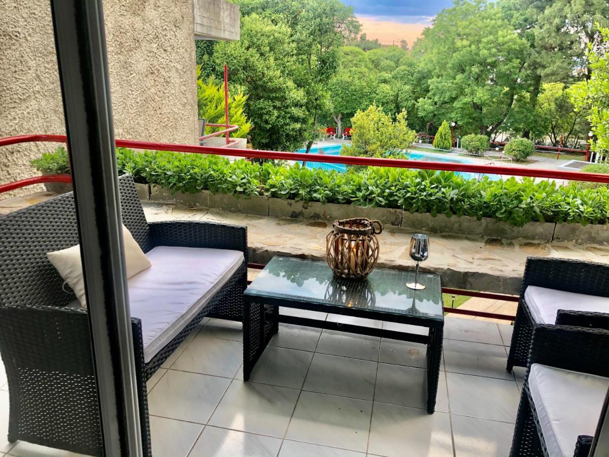 Peraía Villavictoria Marias View Pool Apartment מראה חיצוני תמונה